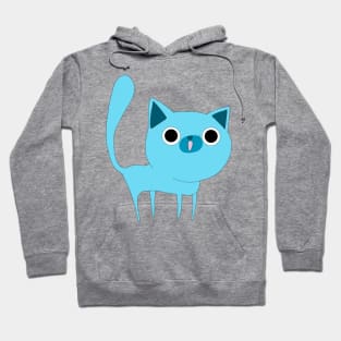 Blue Cat Hoodie